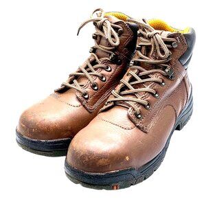 Timberland PRO Women's TiTAN 6" Safety Toe Work Boots 26388 Brown Size 8